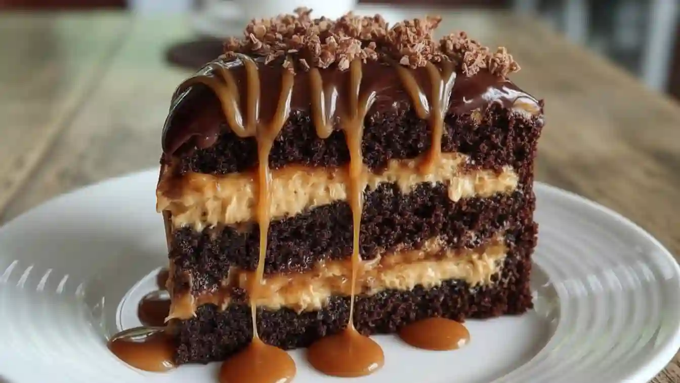 Caramel Chocolate Cake