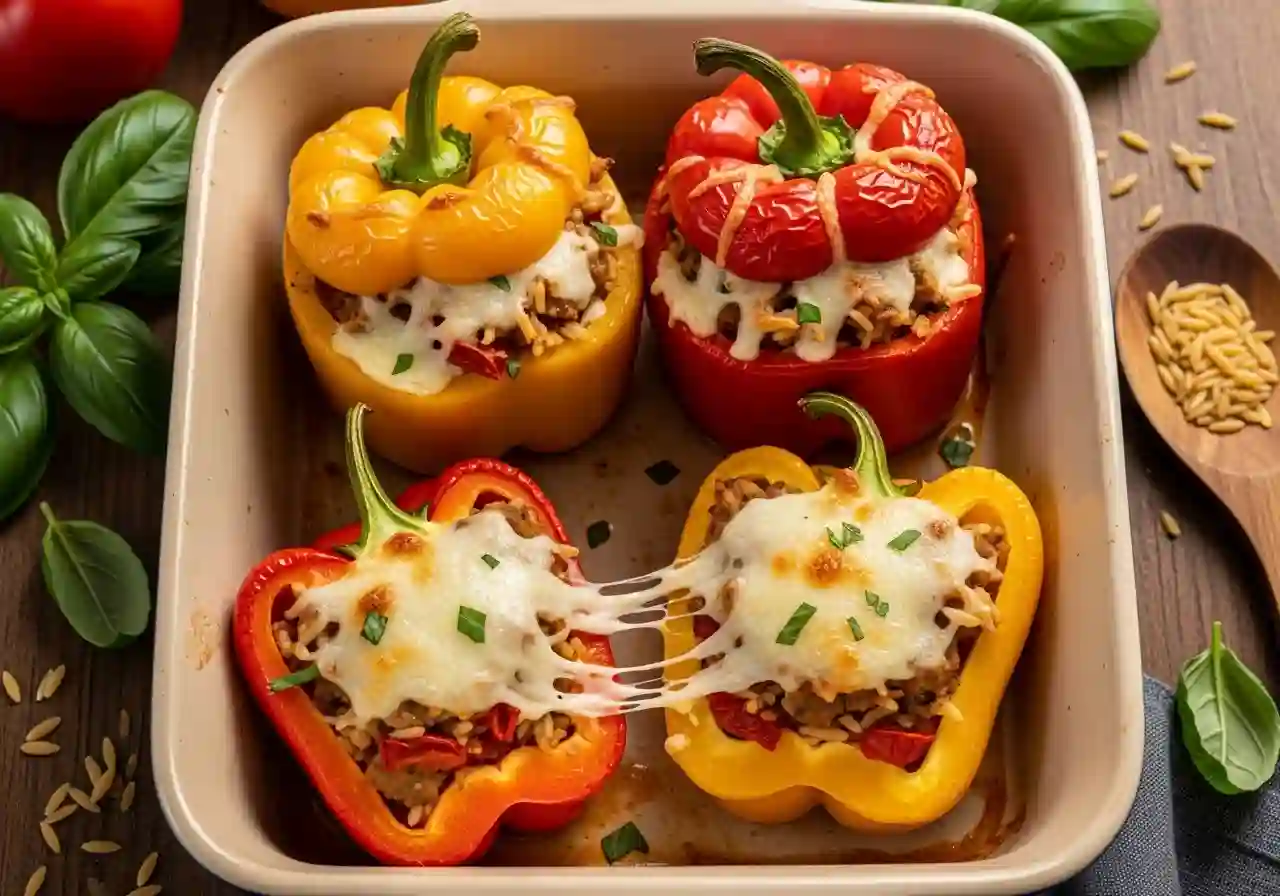 Cheesy Italian Stuffed Peppers