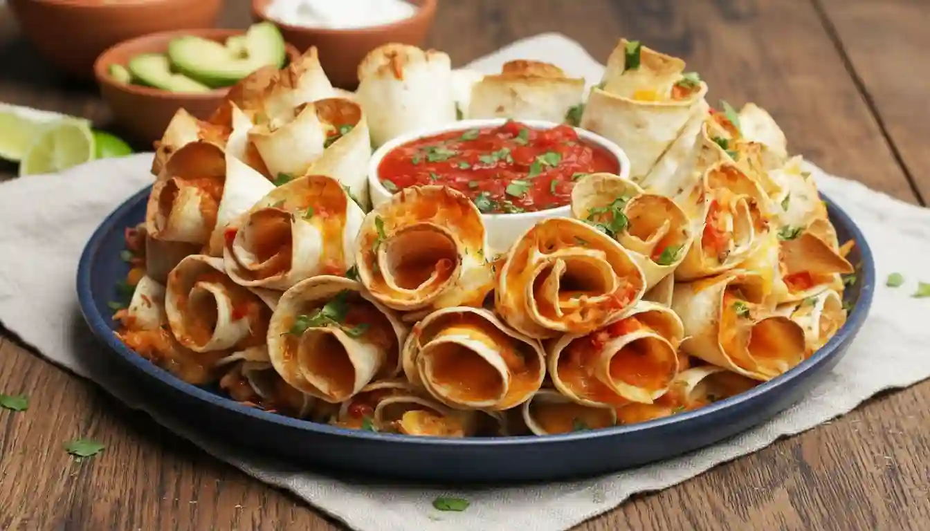 blooming quesadilla ring