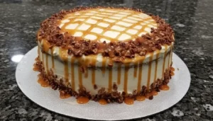 Buttered Pecan Caramel Cake