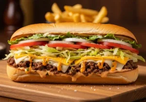 The Best Cheeseburger Sub