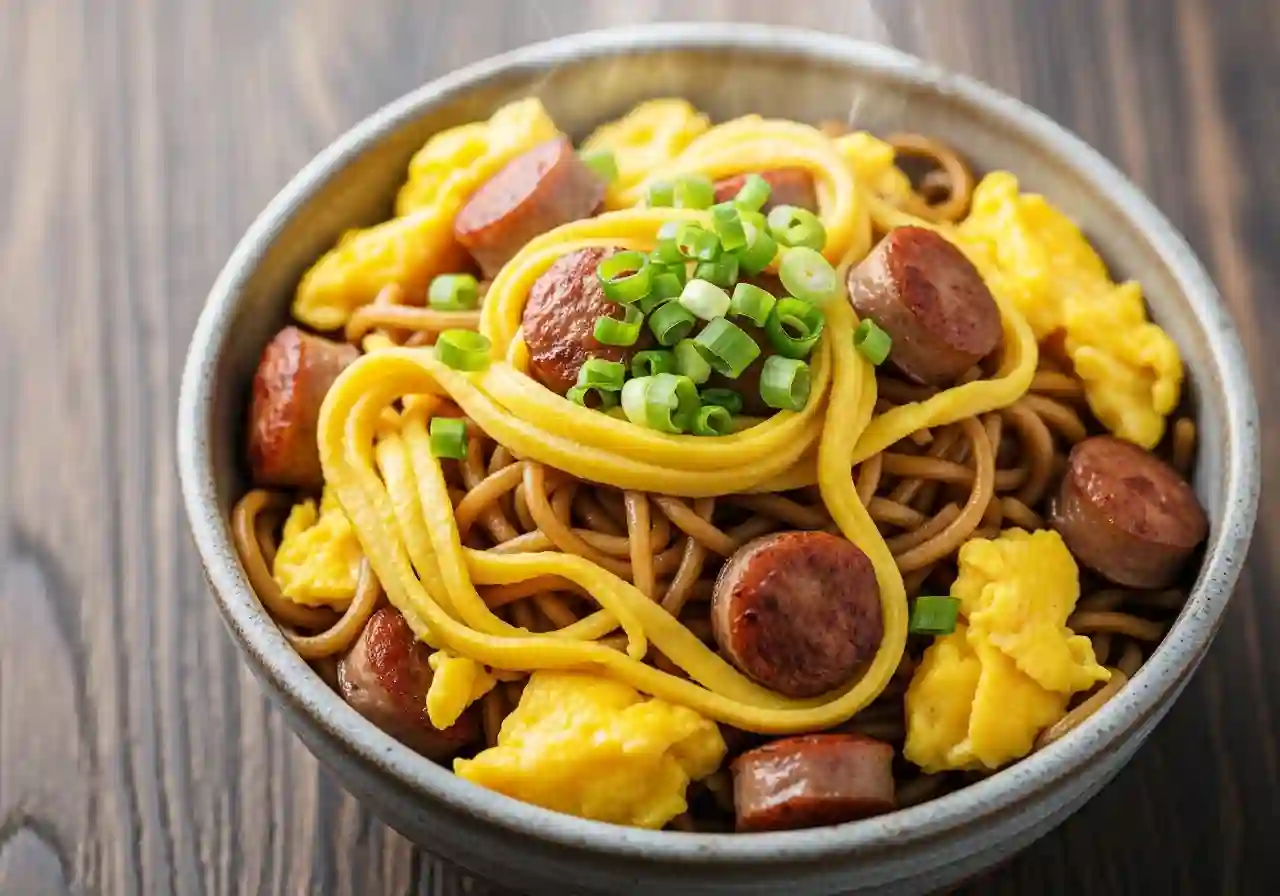 Sausage and Egg Breakfast Ramen Recipe