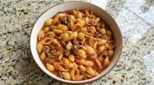 Pasta Shells with Ground Beef Recipe