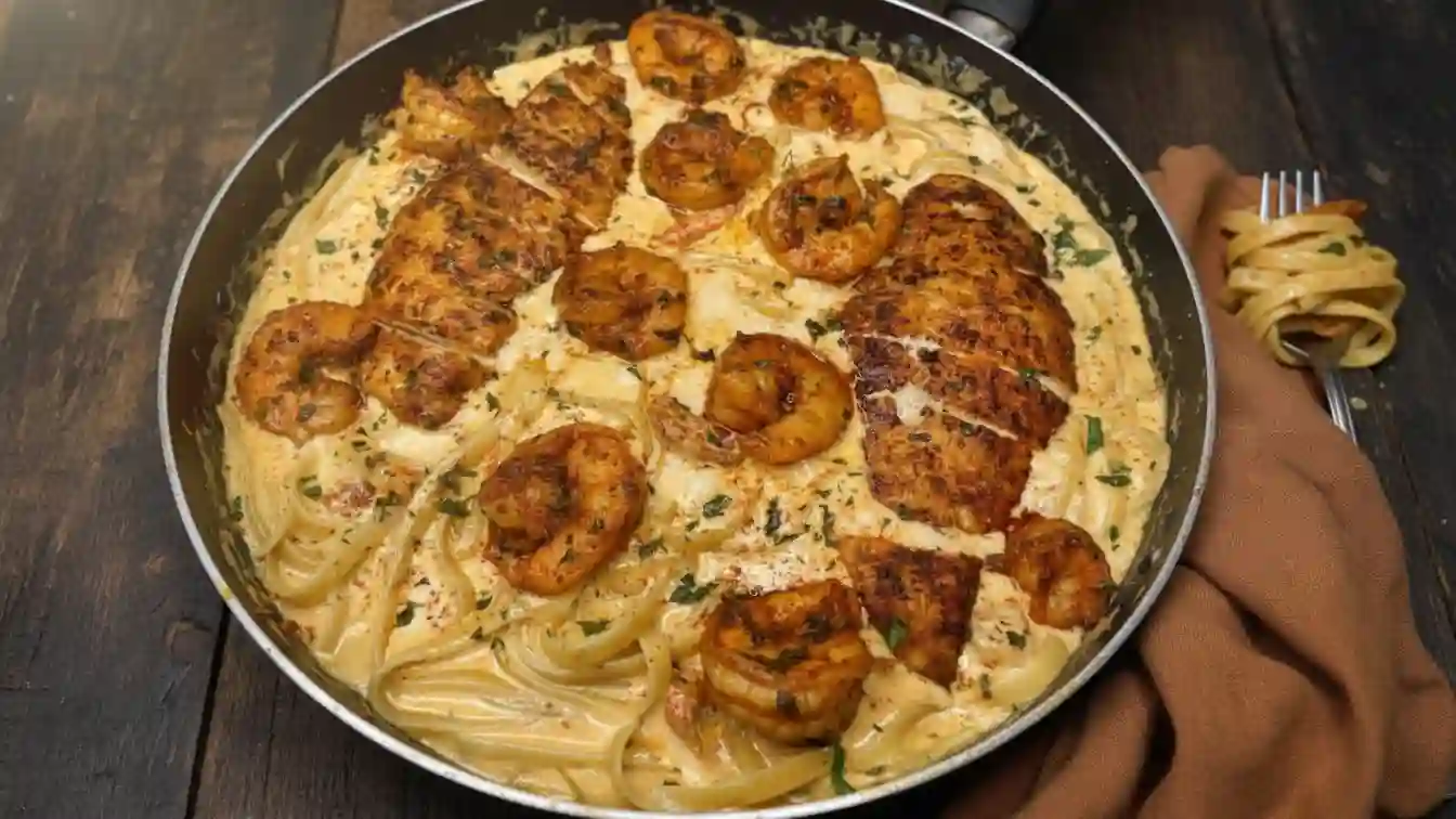 Cajun Chicken Alfredo Pasta Recipe