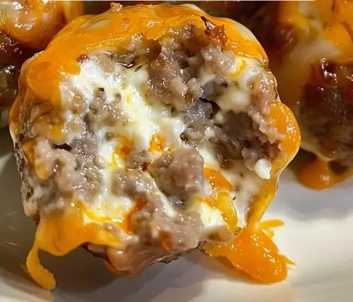 Rotel Cream Cheese Sausage Balls