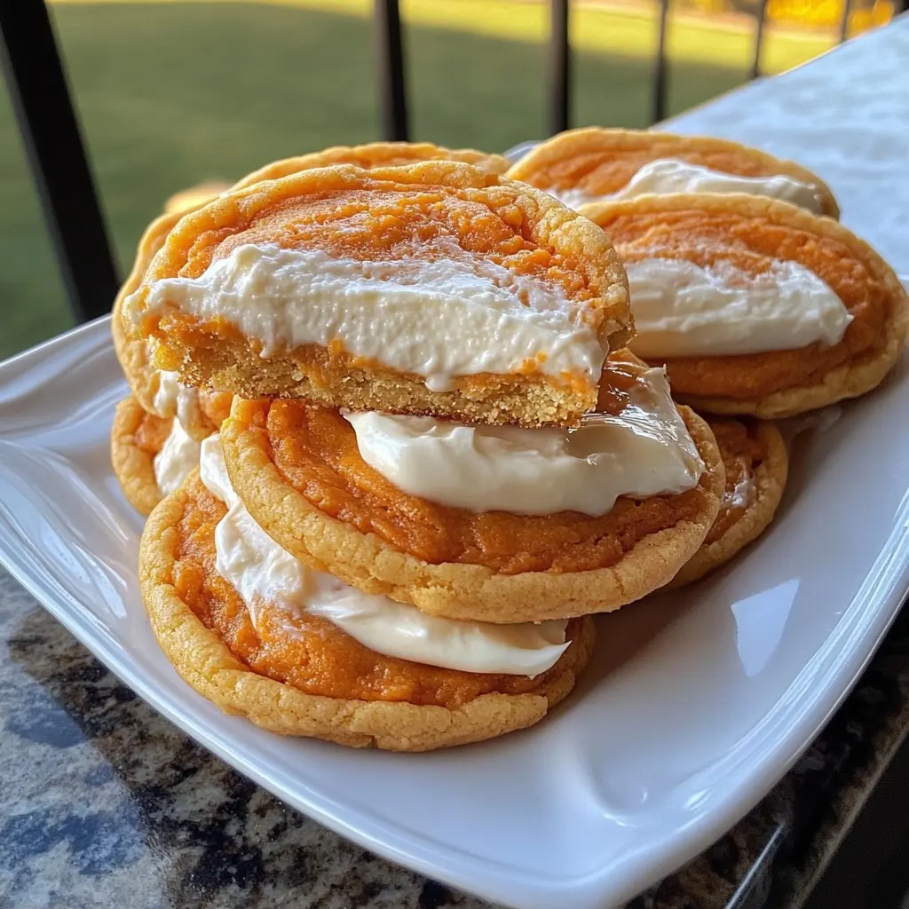 Sweet Potato Cheesecake Stuffed Cookies