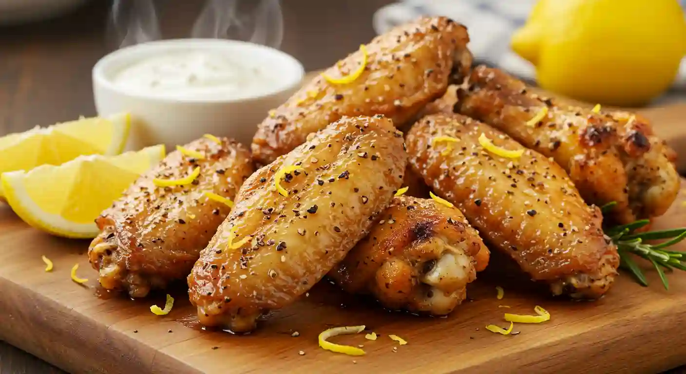 Air Fryer Lemon Pepper Chicken Wings