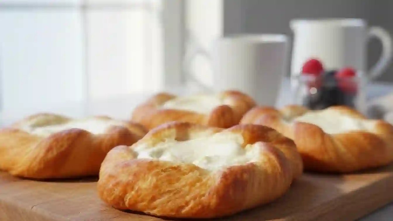 Crescent Roll Cheese Danishes