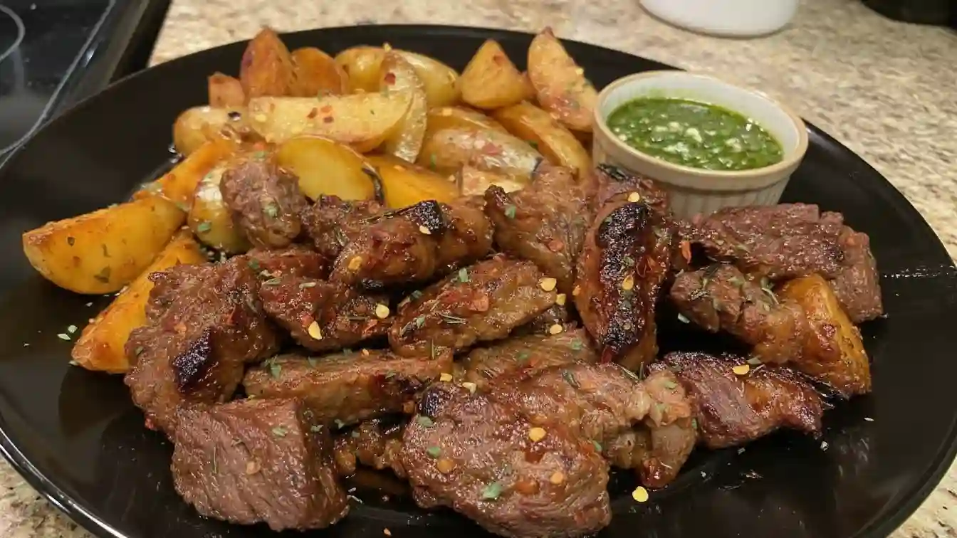 Garlic Butter Steak and Potatoes