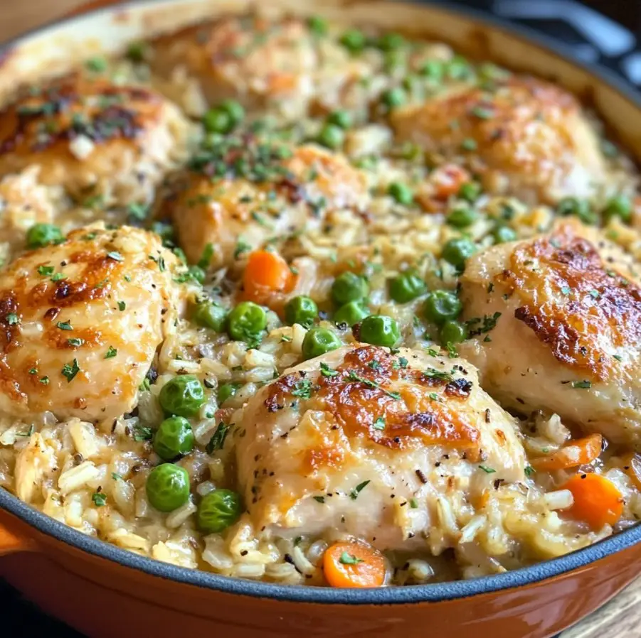 Million Dollar Chicken & Rice Casserole