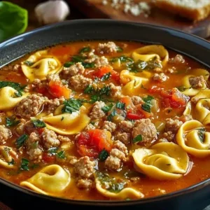 Sausage Tortellini Soup