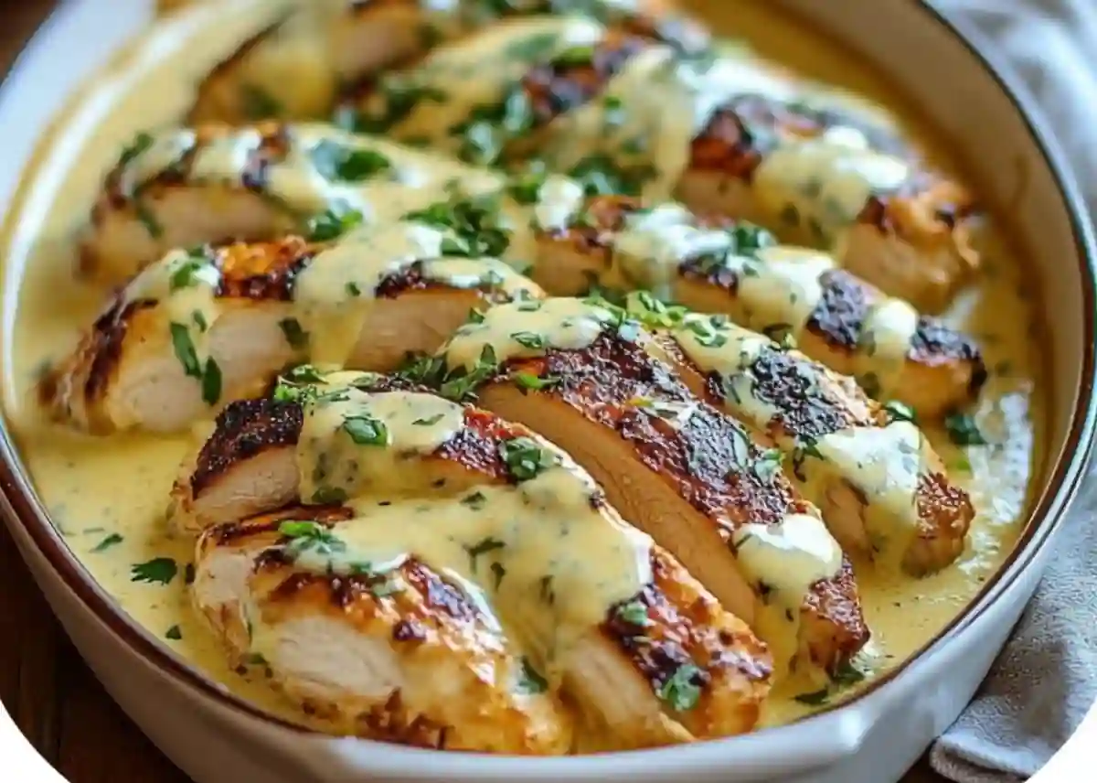 Mexican Chicken with Cheese Sauce