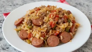 Cajun Cabbage Jambalaya
