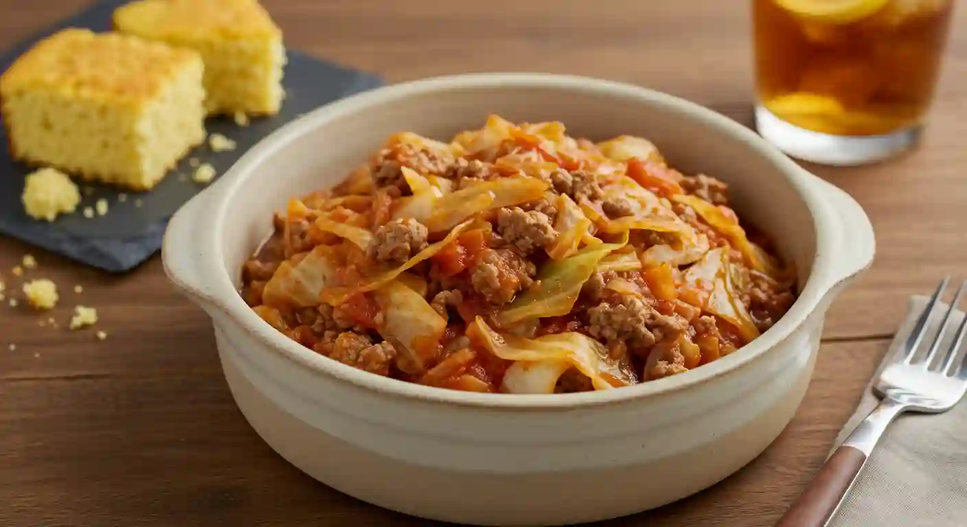 Cabbage & Ground Beef Casserole