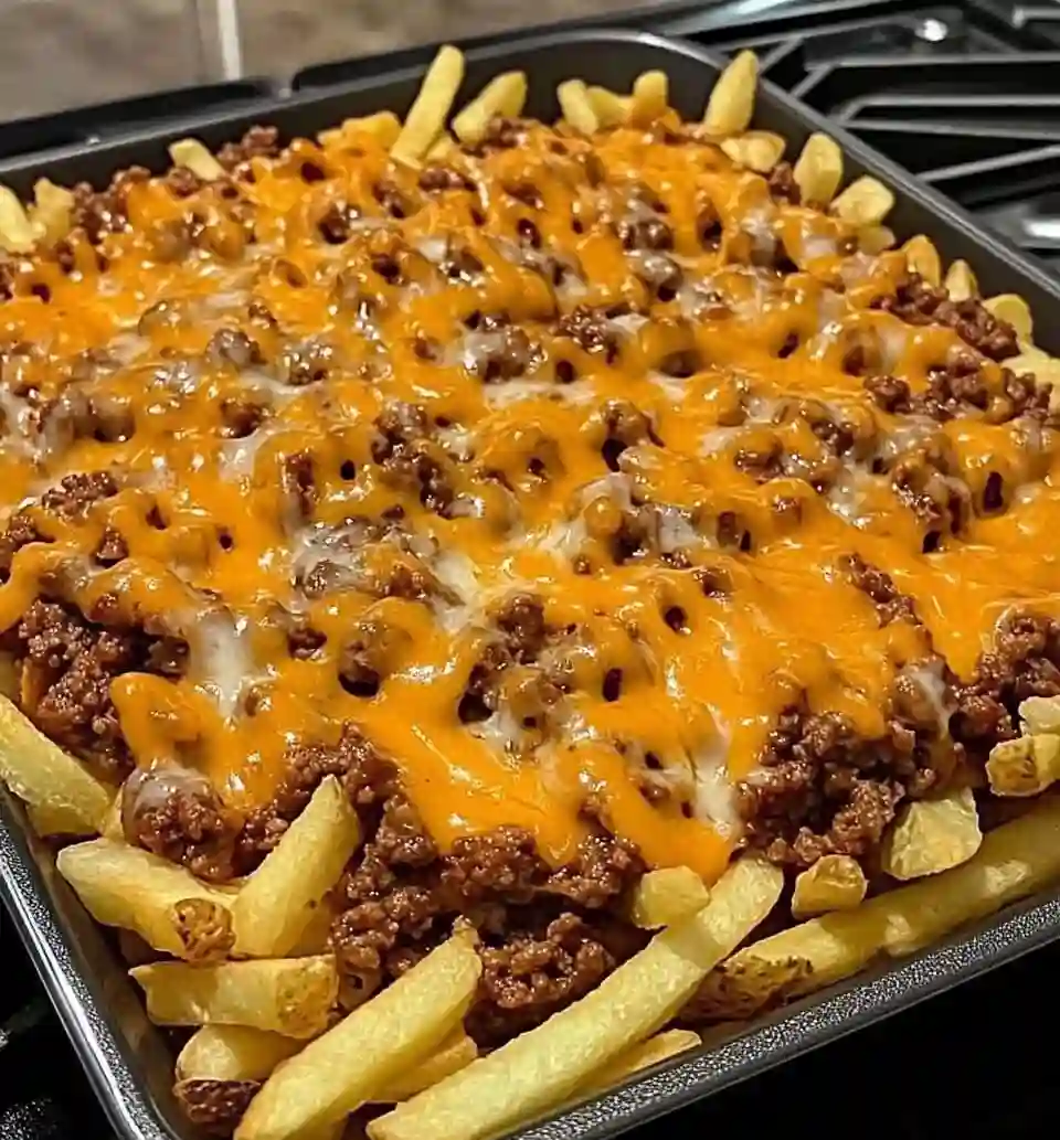 Cheesy Loaded Beef Fries