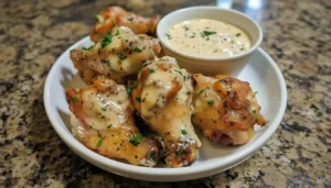 Creamy Garlic Parmesan Chicken Wings Recipe