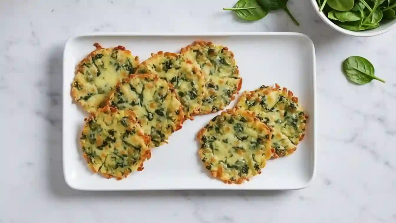 Mediterranean Spinach and Feta Crisps