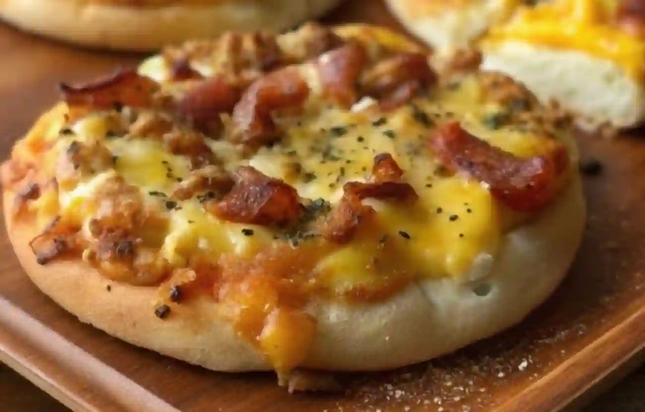 English Muffin Breakfast Pizza