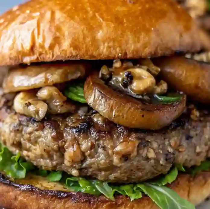 Walnut Mushroom Burgers