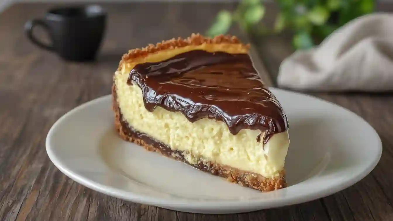 Boston Cream Pie Cheesecake