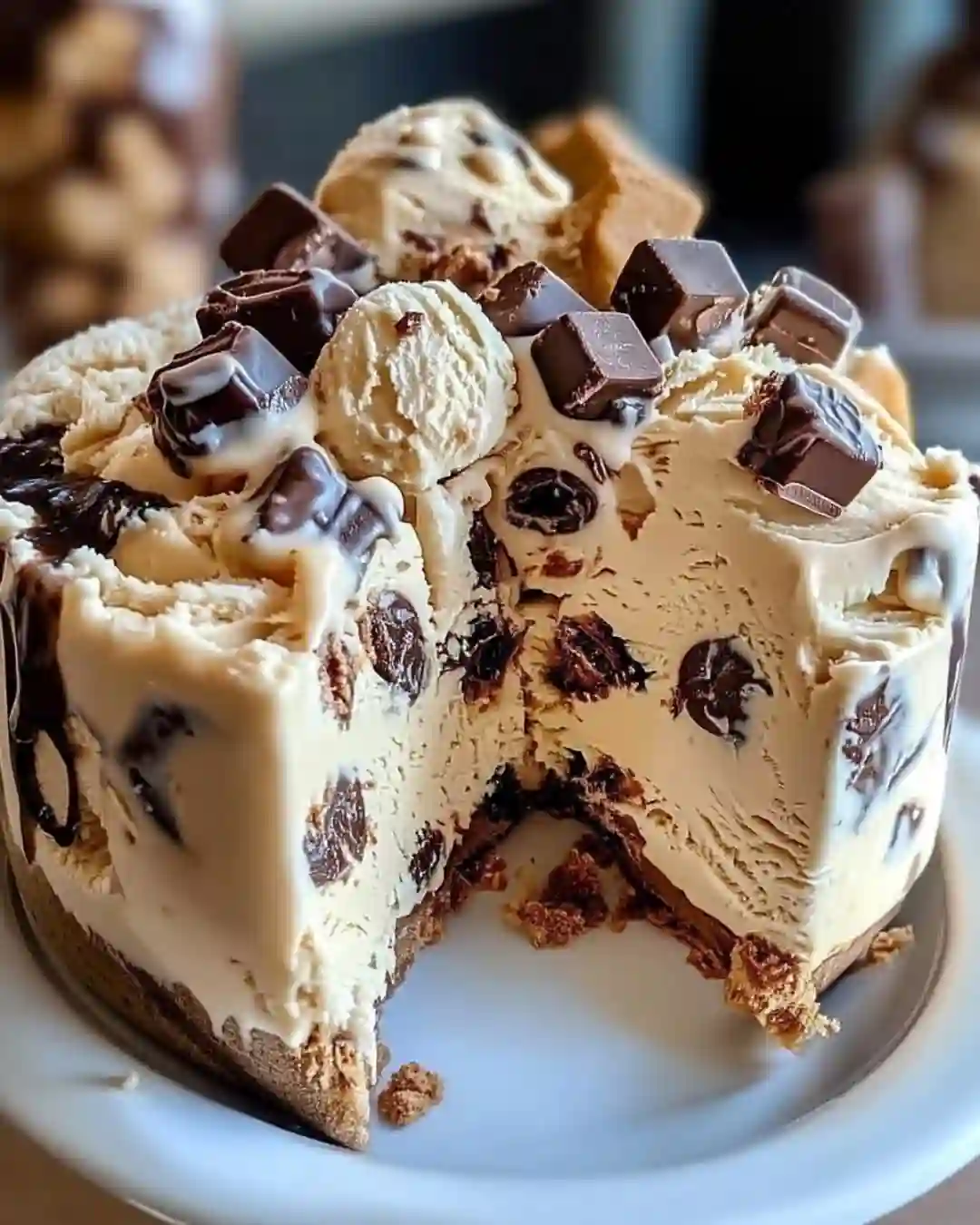 Cookie Dough Snickers & Reese's Ice Cream