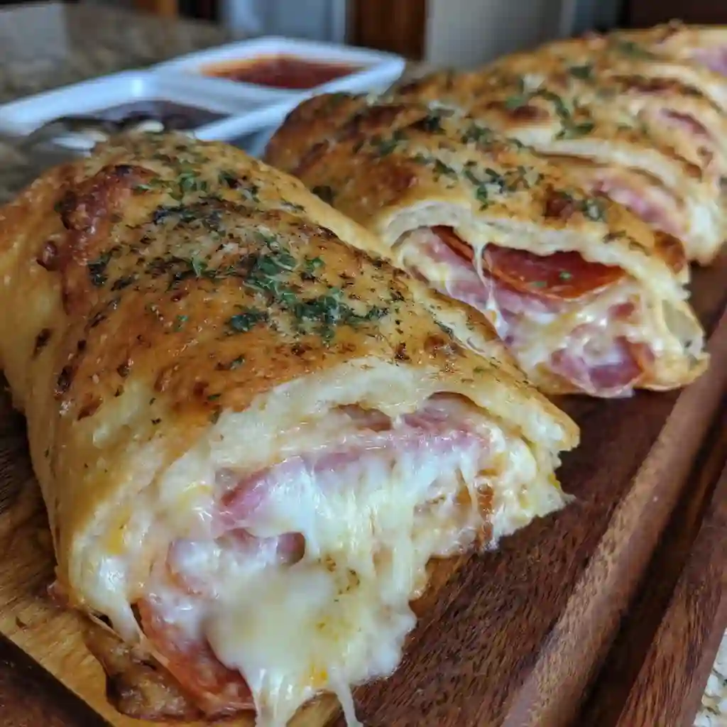 Homemade Stuffed Stromboli