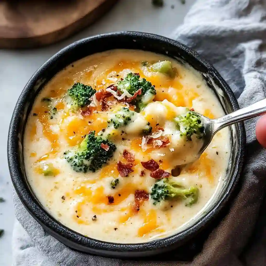 Loaded Broccoli Cheese Soup