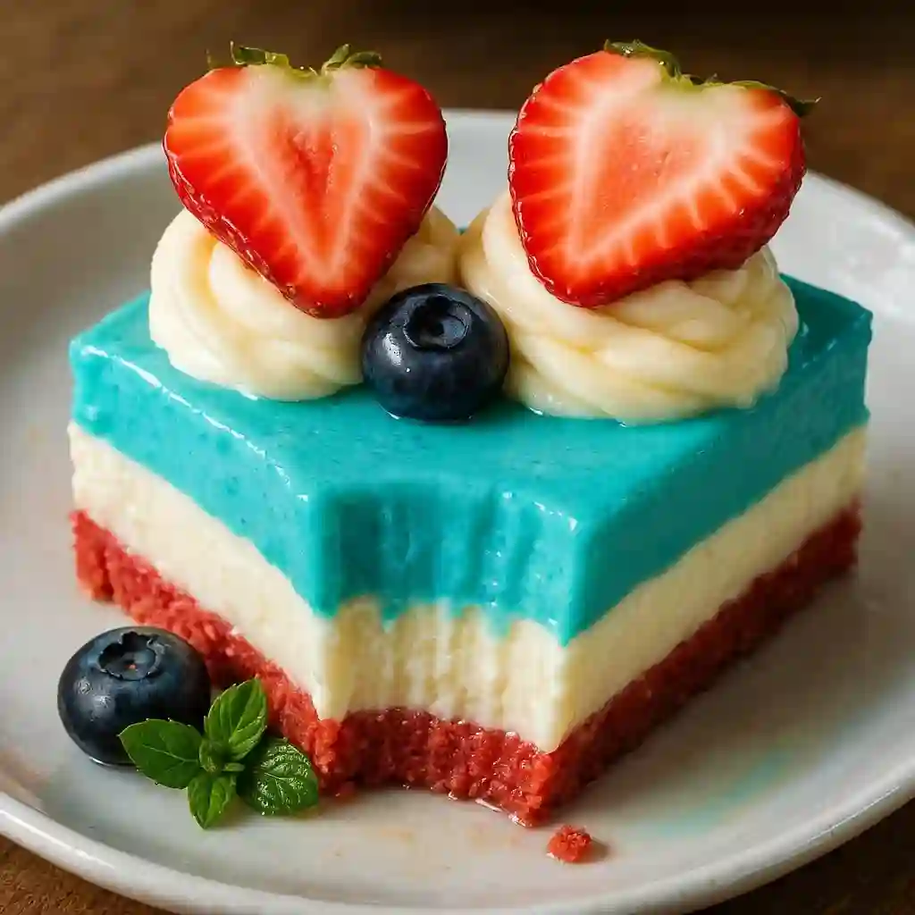 No-Bake Patriotic Cheesecake 🇺🇸