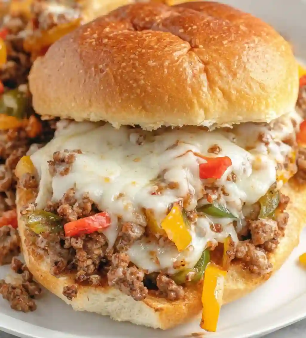 Philly Cheese Steak Sloppy Joes