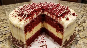 Red Velvet Cheesecake Cake