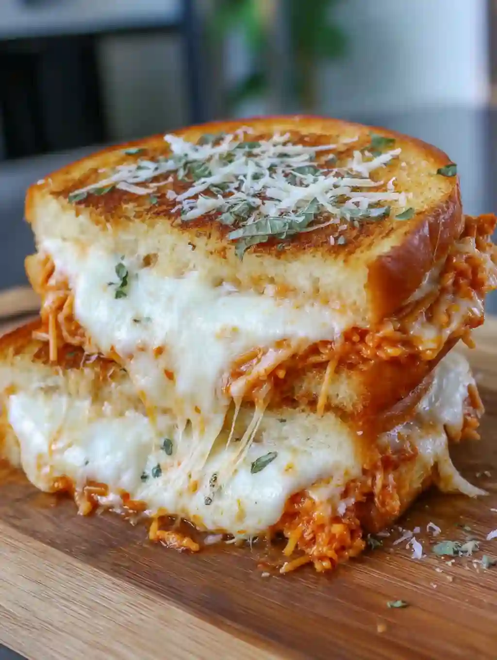 Spaghetti Grilled Cheese