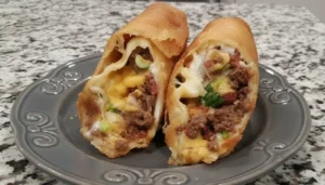 Beef and Cheese Chimichanga