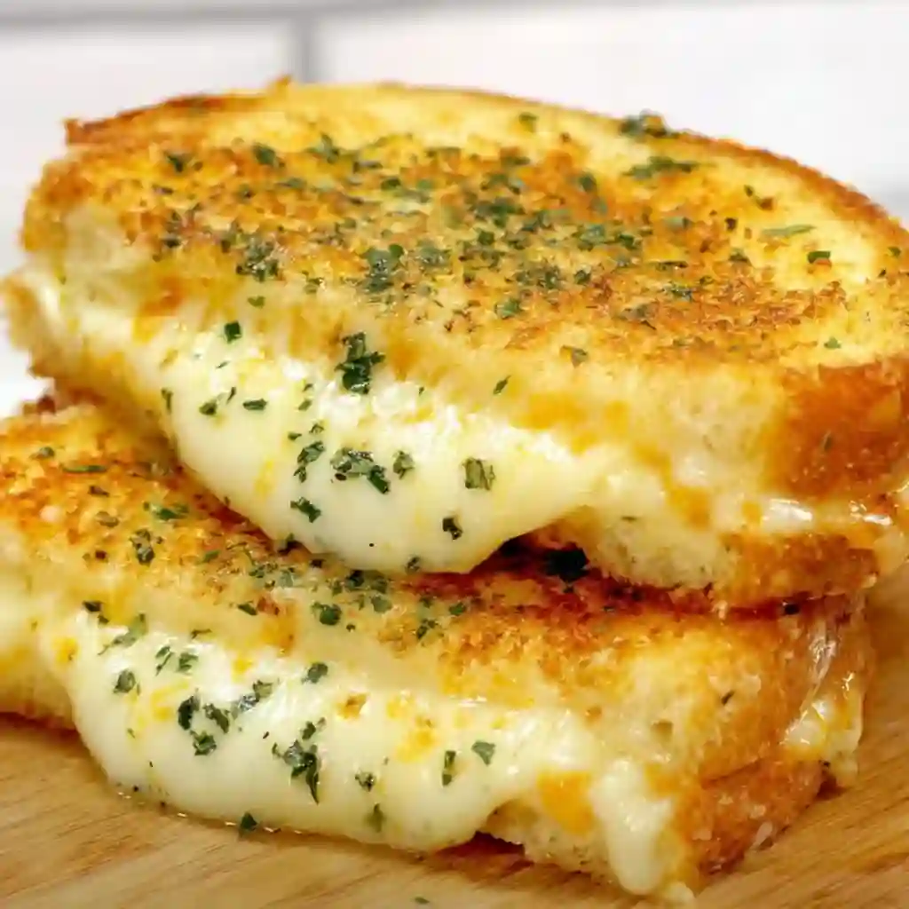 Garlic Bread Grilled Cheese