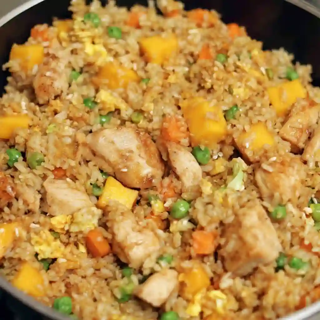 Mango Chicken Fried Rice