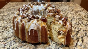 Peach Cobbler Pound Cake
