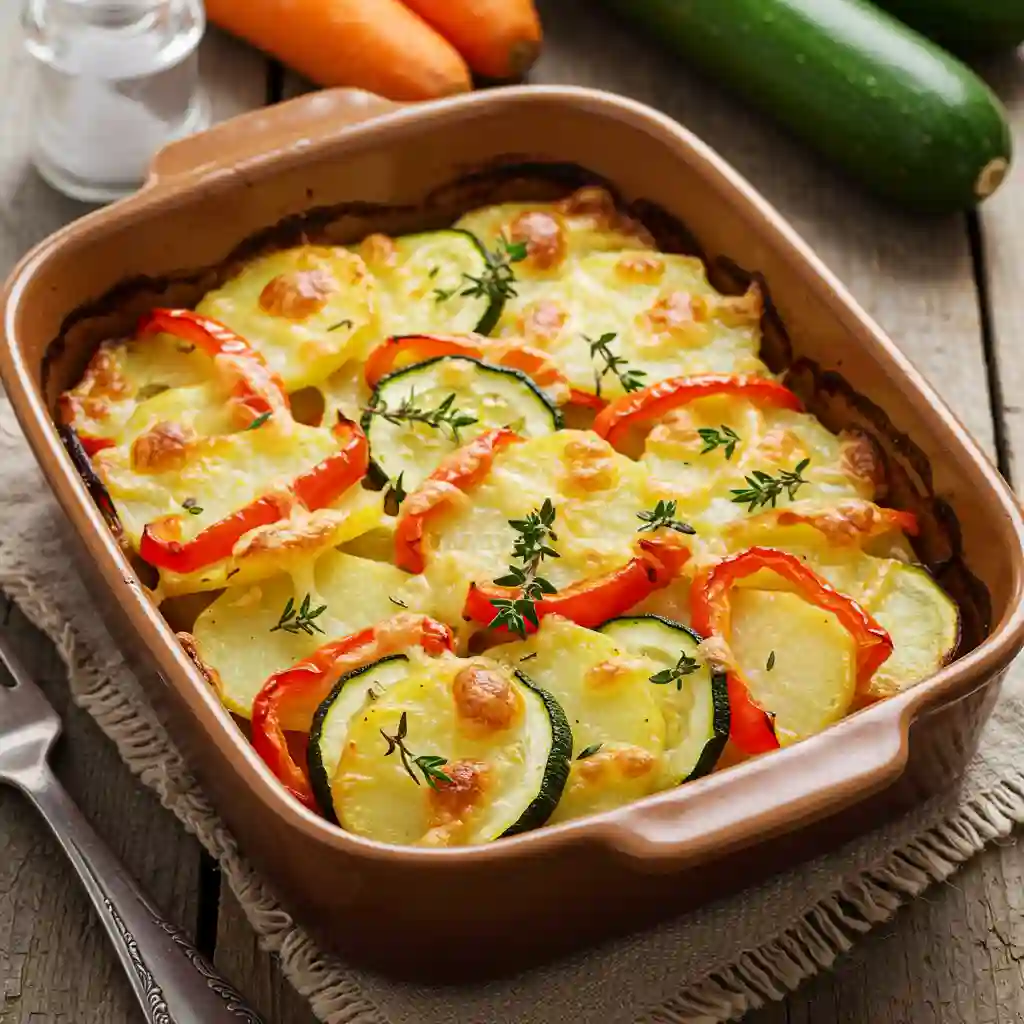Savory Potato and Vegetable Bake