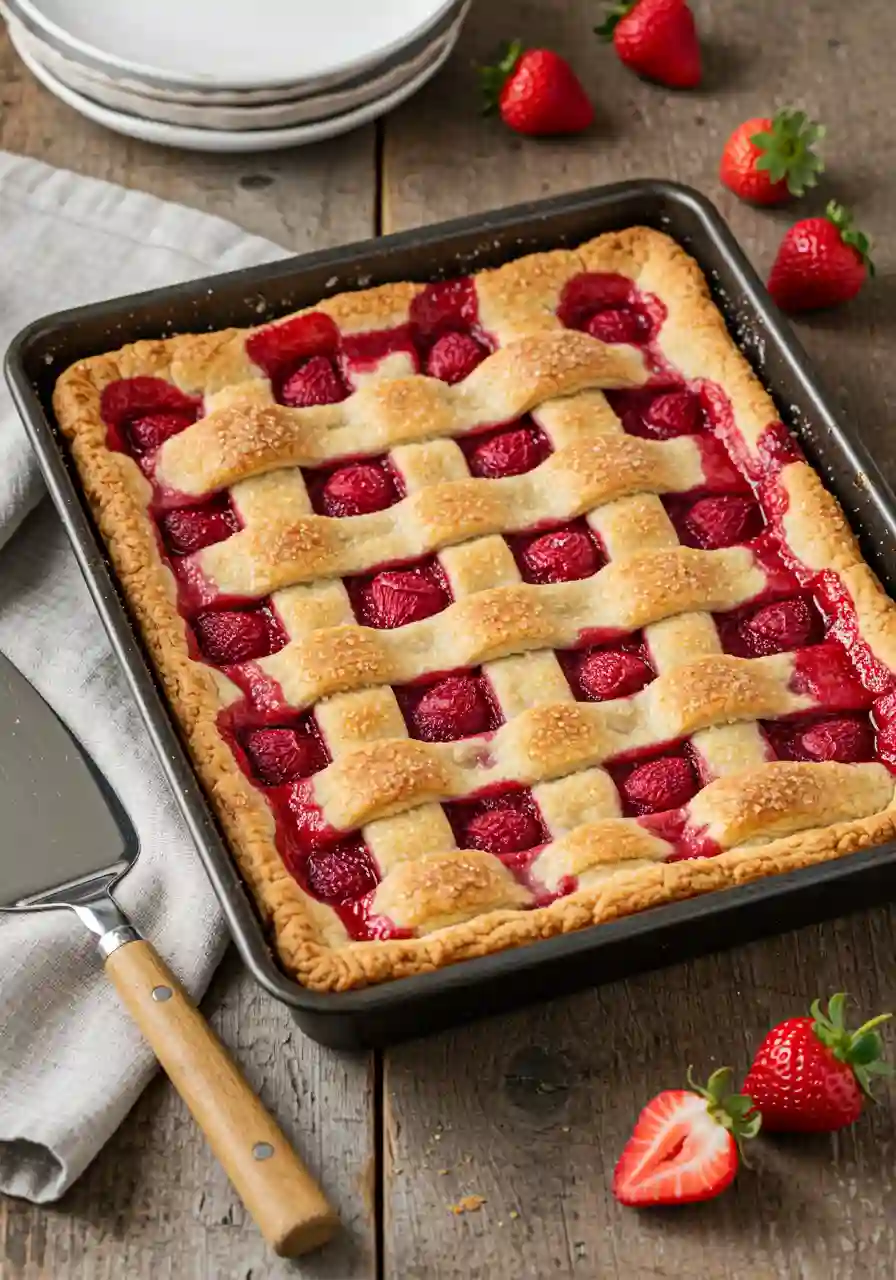 Strawberry Slab Pie Recipe