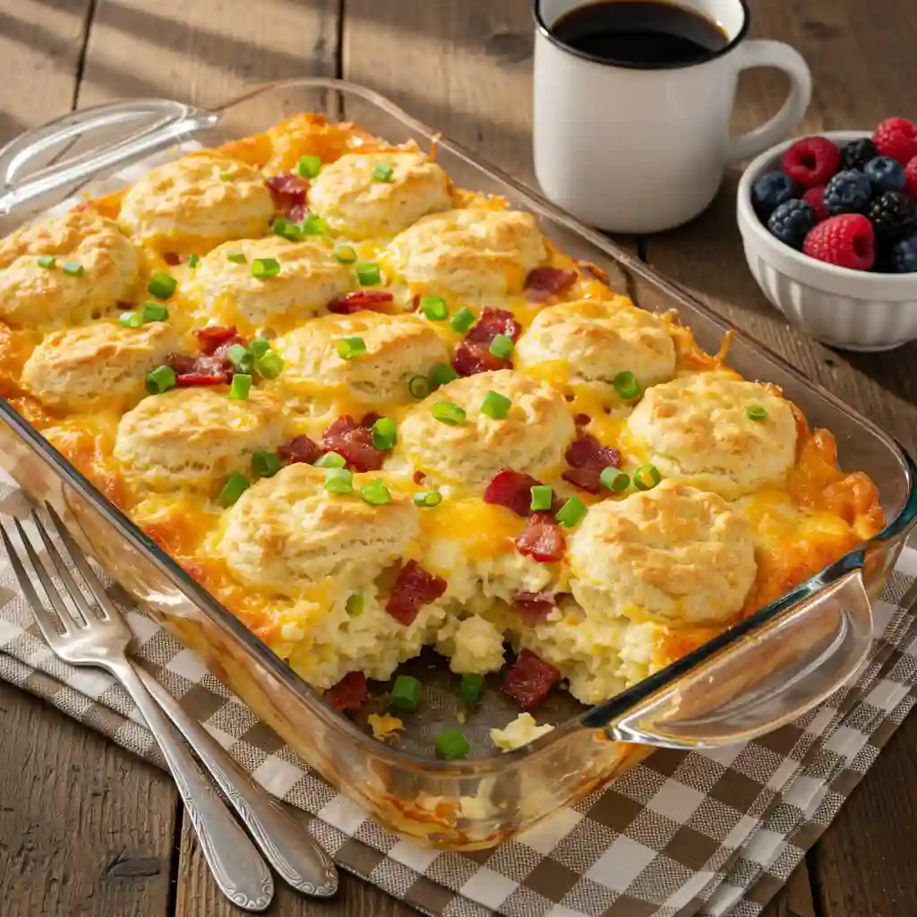 Biscuit Breakfast Casserole