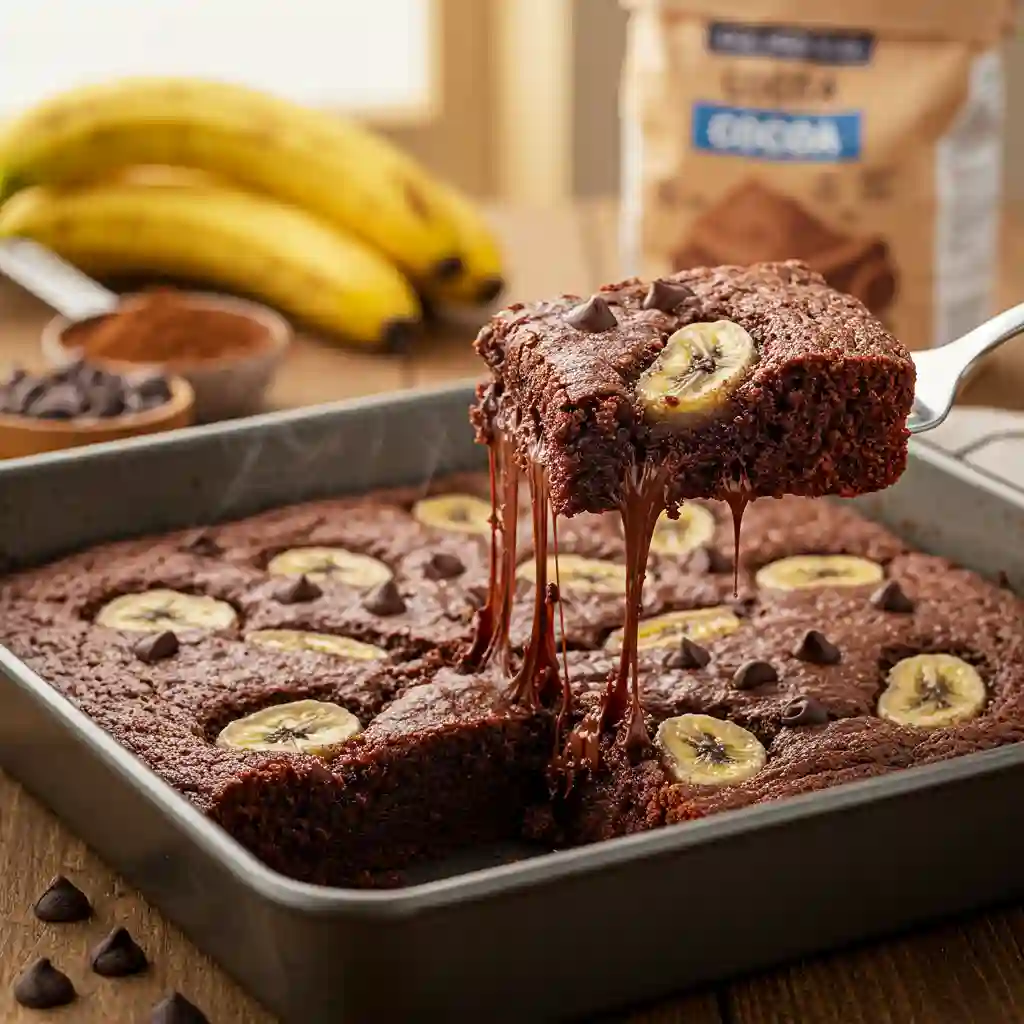 Double Chocolate Banana Cake