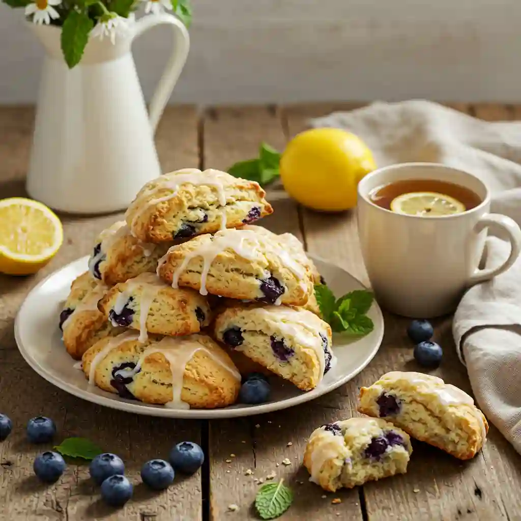 Lemon Blueberry Scones