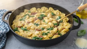 Tuscan Tortellini Pasta with Spinach