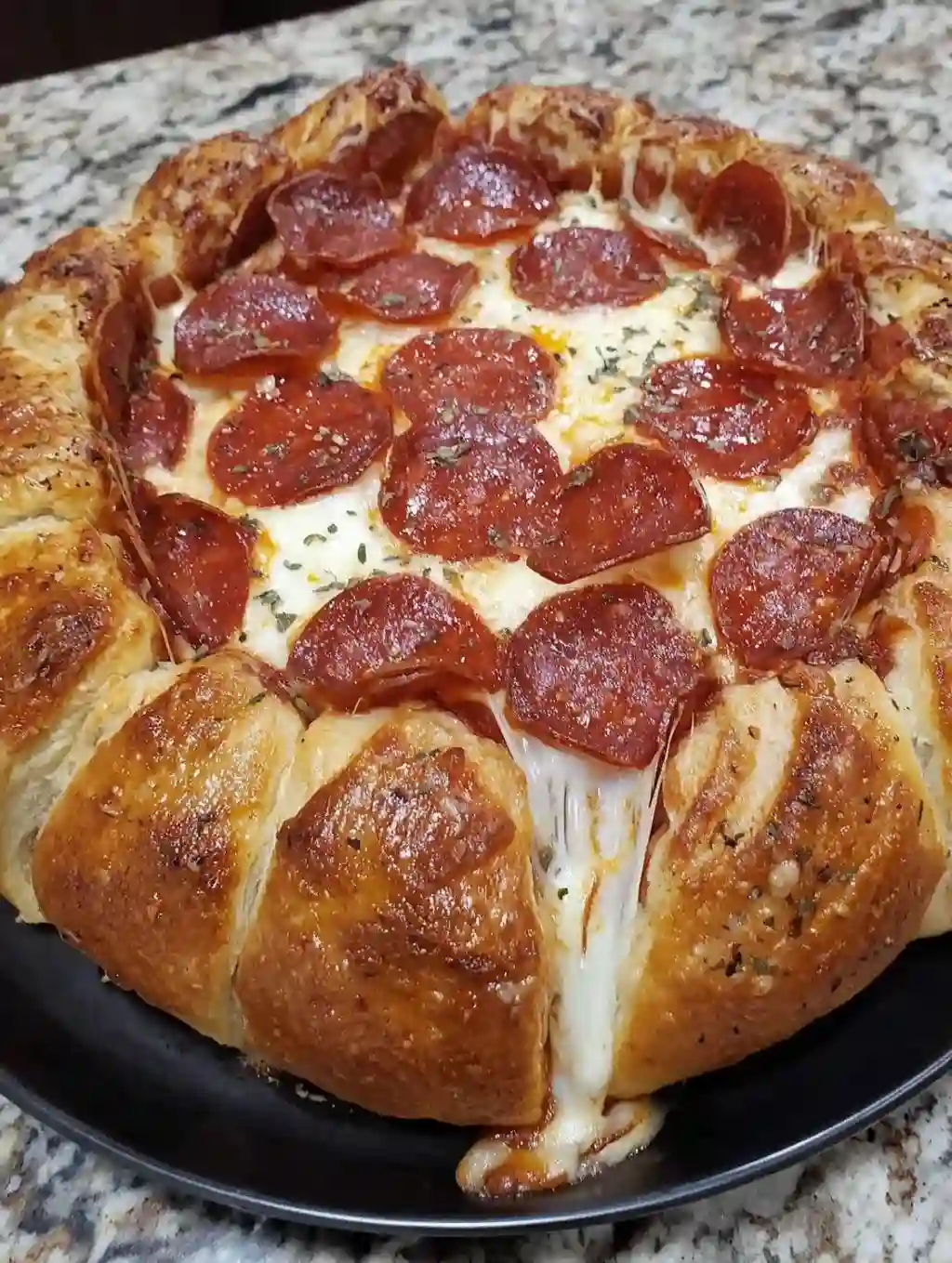Stuffed Crust Pepperoni Pizza