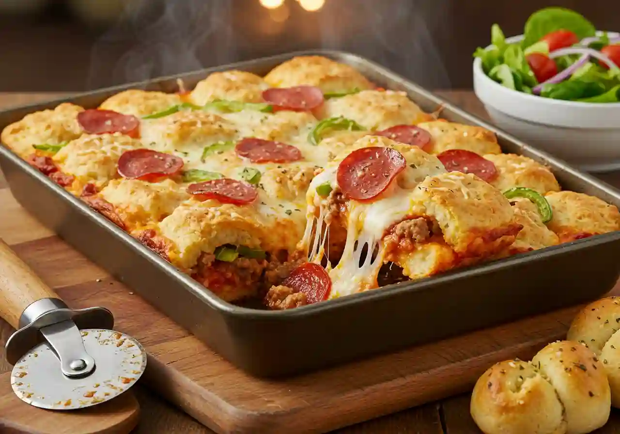 Bubble Up Pizza Bake
