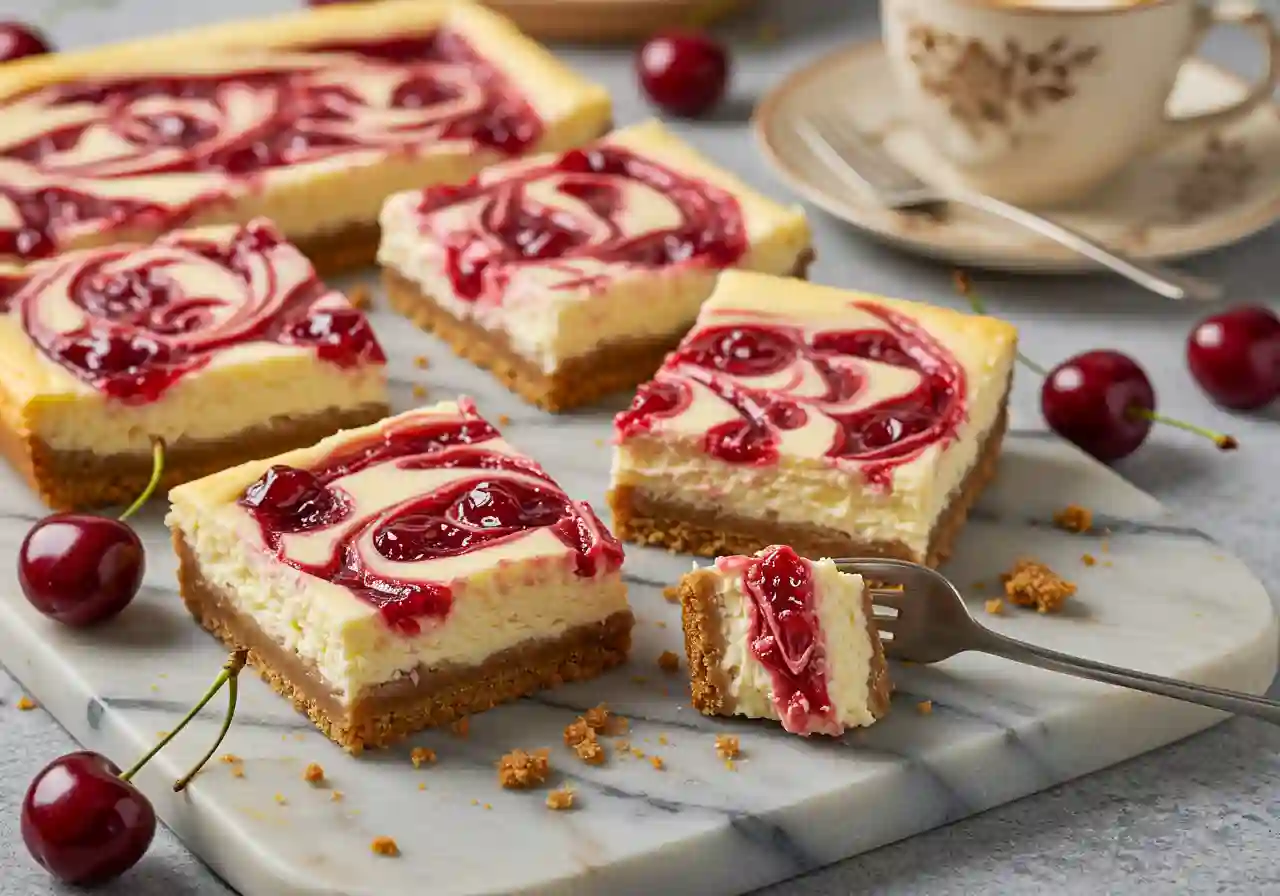 Cherry Cheesecake Bars
