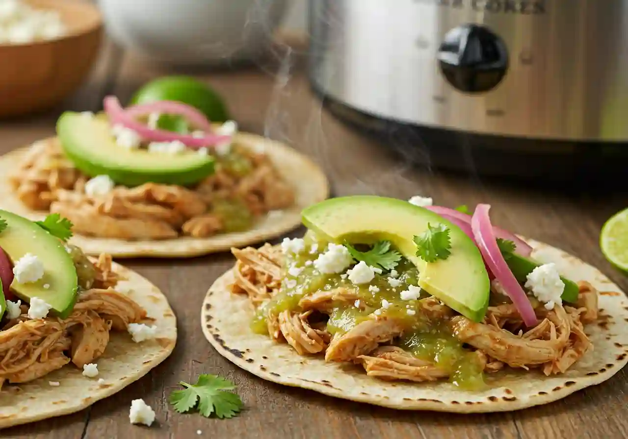 Slow Cooker Salsa Verde Chicken