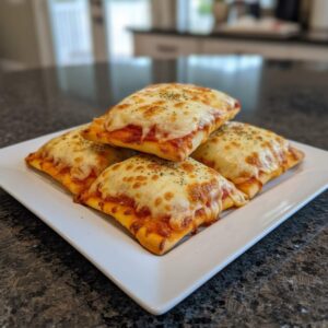 Easy Cheesy Homemade Pizza Pockets
