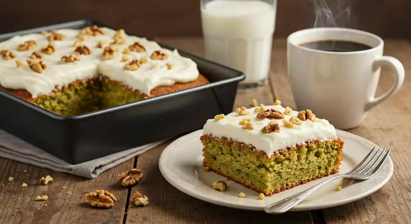 Zucchini Cake Recipe with Cream Cheese Frosting