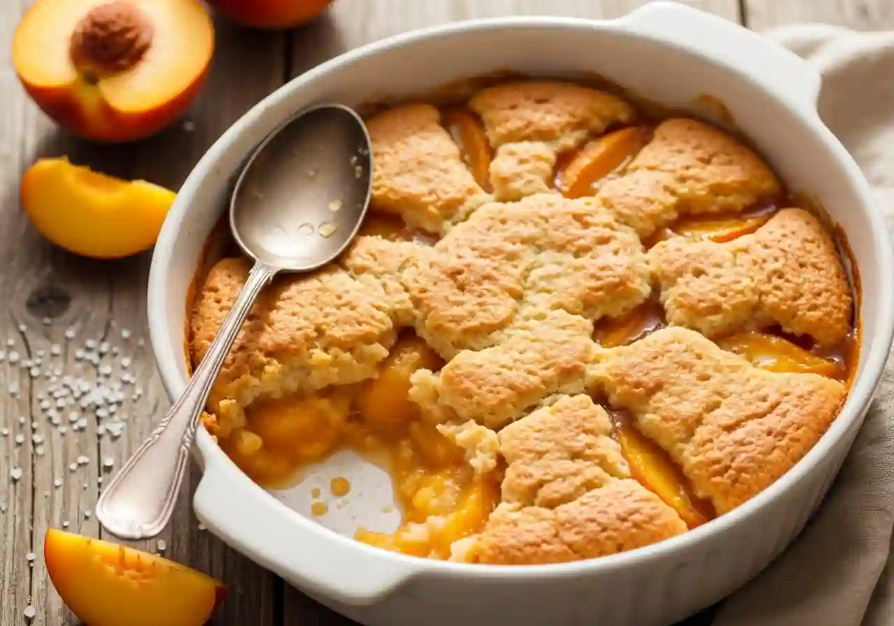 Buttery Peach Cobbler Recipe