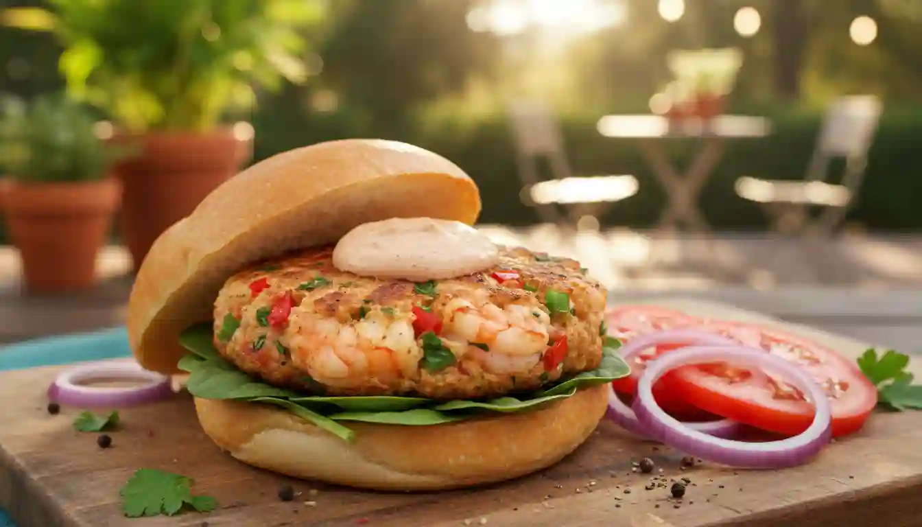 Cajun Shrimp Burger Recipe