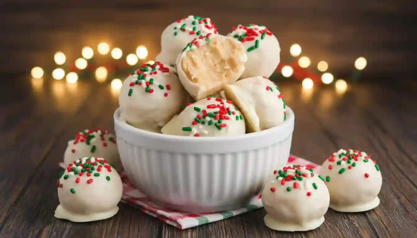 Christmas Sugar Cookie Truffles Recipe